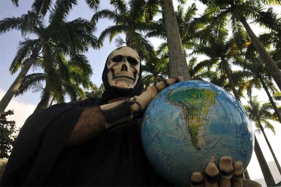 Efeito estufa e as metas das 60 maiores cidades do mundo Ilustração efeito estufa